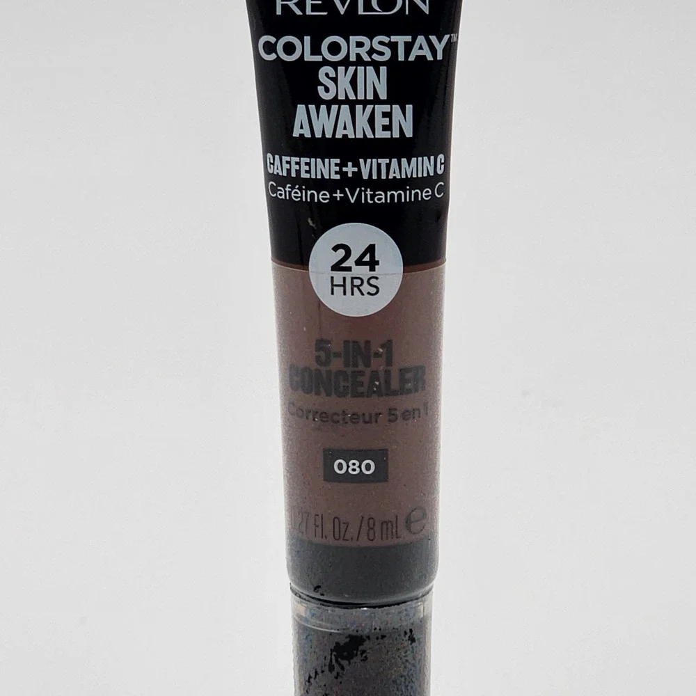 Revlon ColorStay Skin Awaken 5-in-1 Concealer 24 Hours 080 Coffee 0.27 oz Sealed